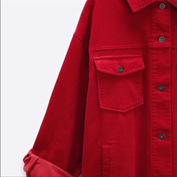 ZARA corduroy overshirt - Picture 9 of 11